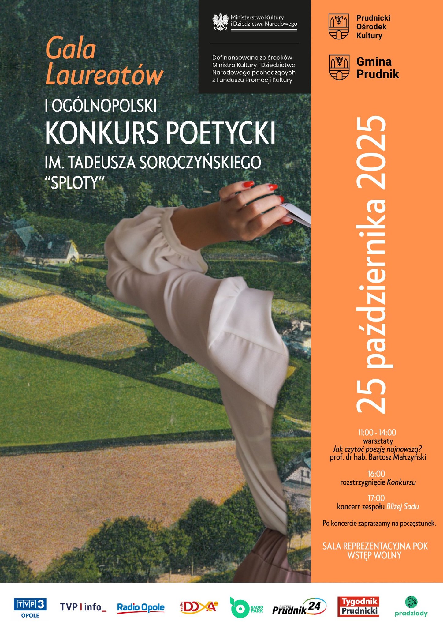 Gala Laureatów I Ogólnopolskiego Konkursu Poetyckiego im. T. Soroczyńskiego „Sploty”