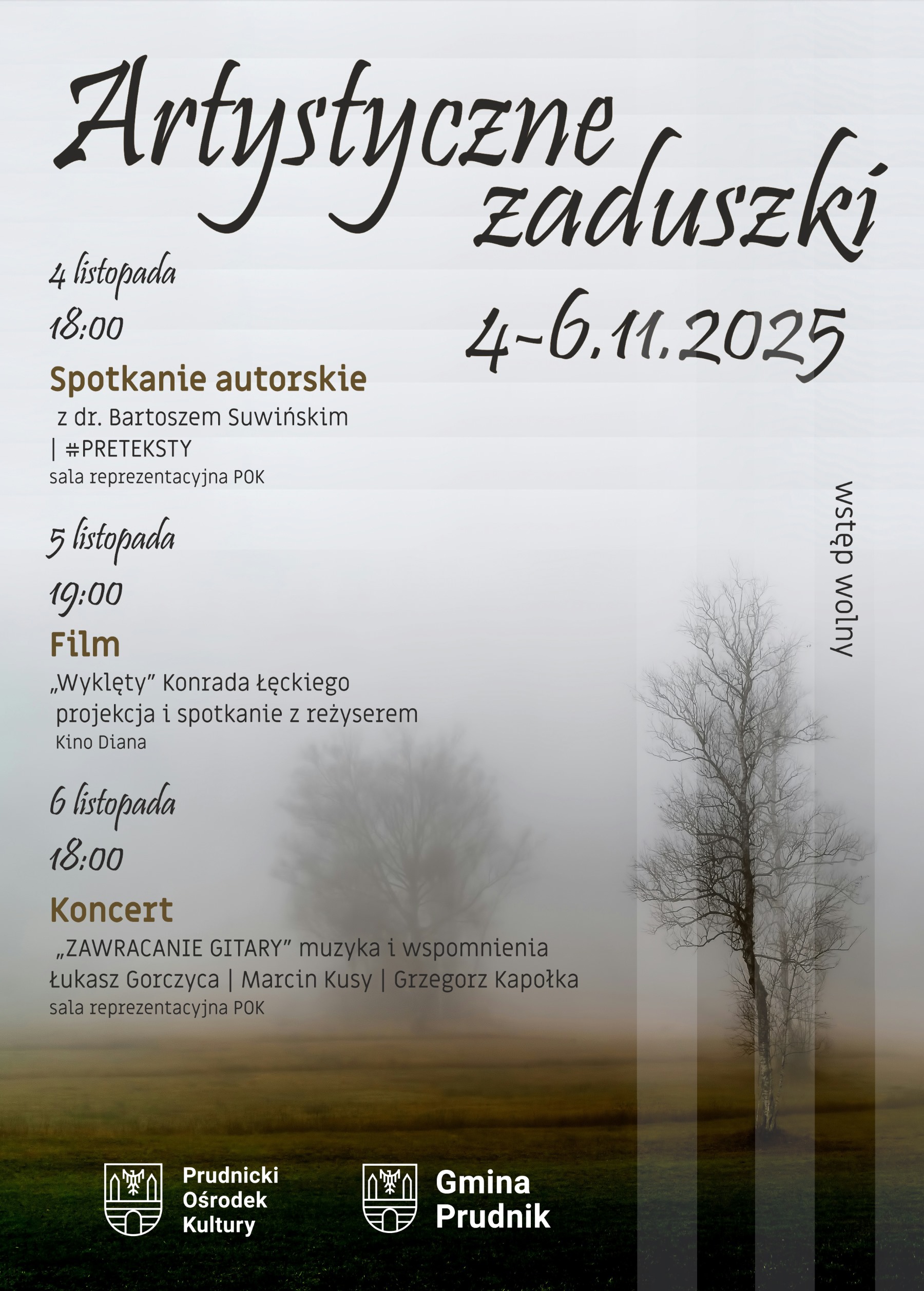 „Artystyczne zaduszki” | 4-6.11.2025