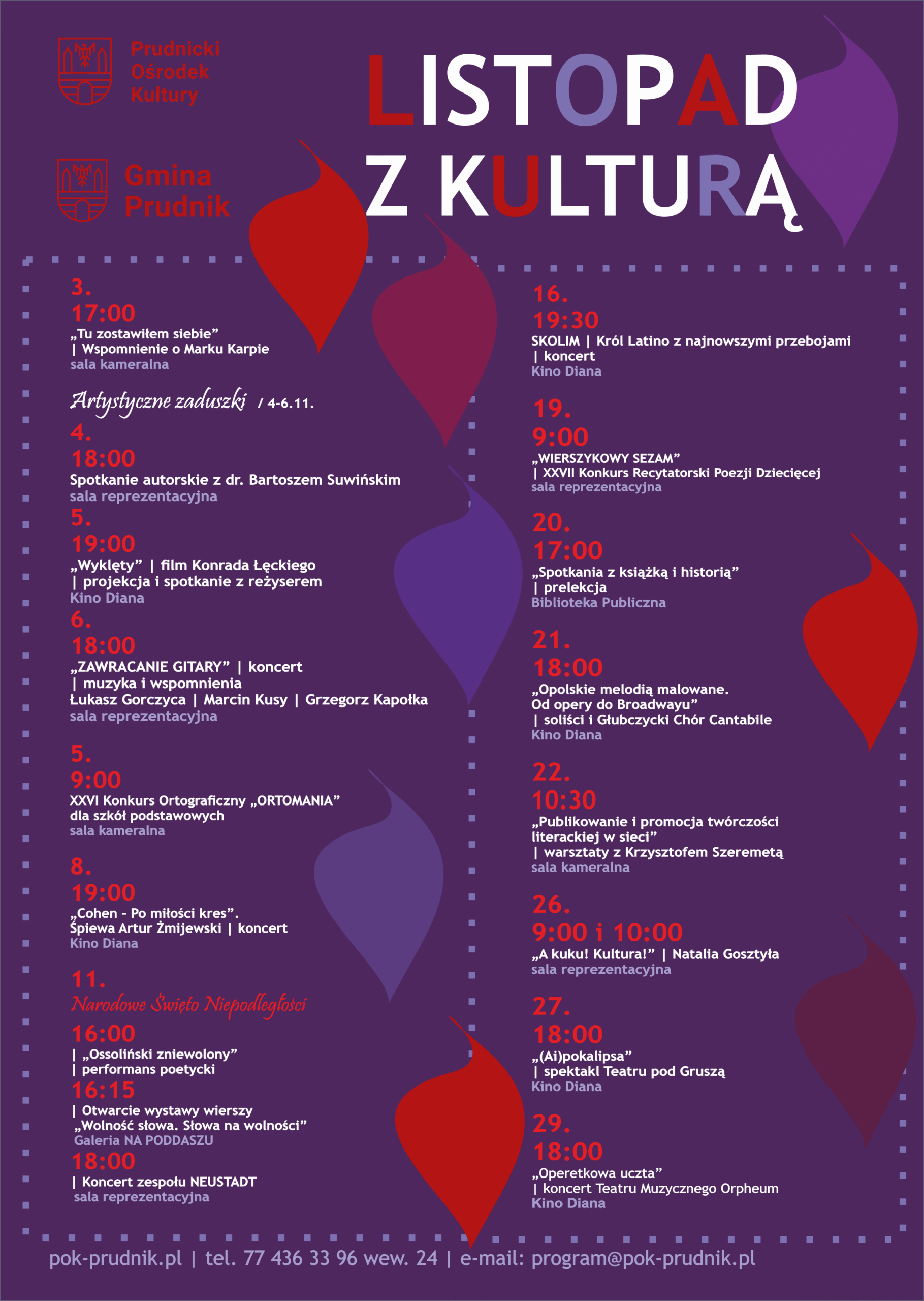 LISTOPAD (2025) z KULTURĄ