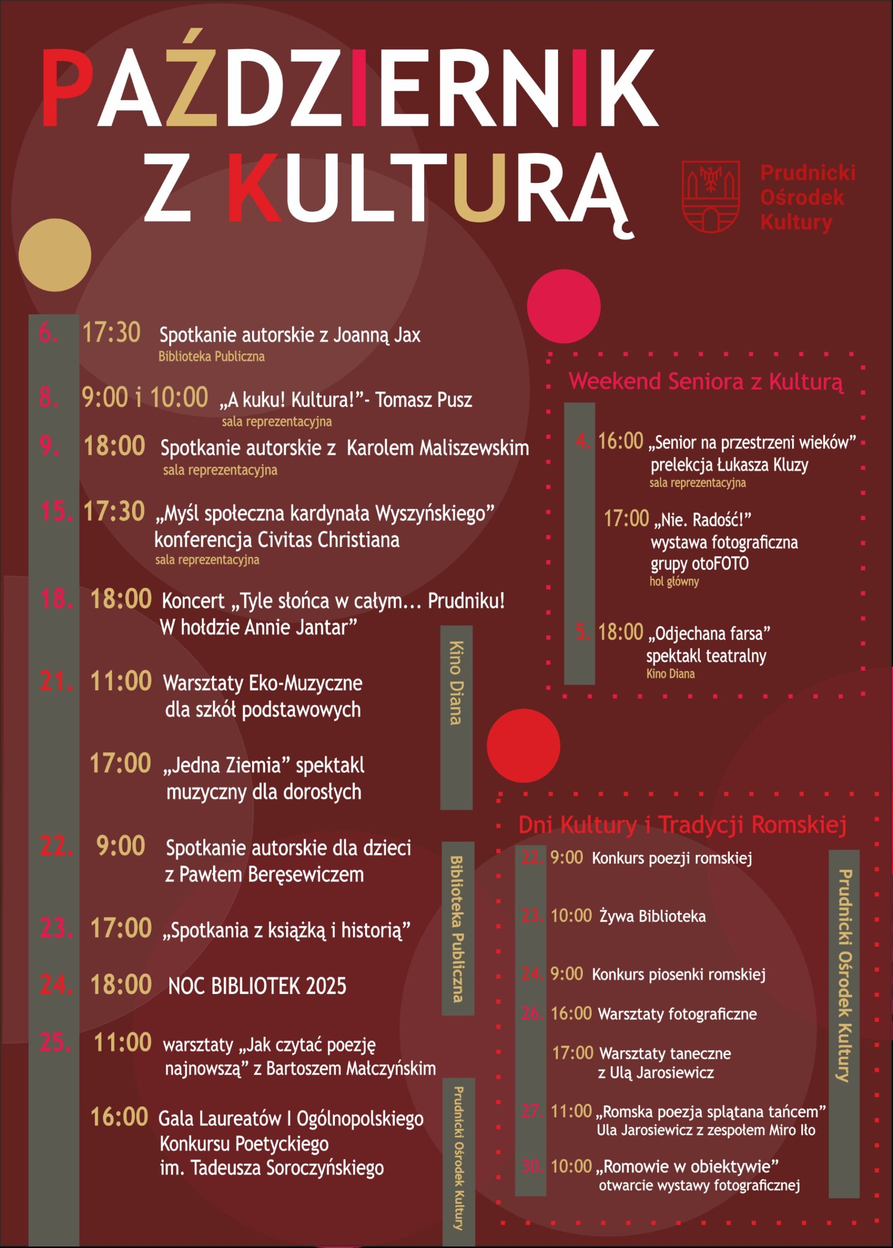 PAŹDZIERNIK (2025) z KULTURĄ