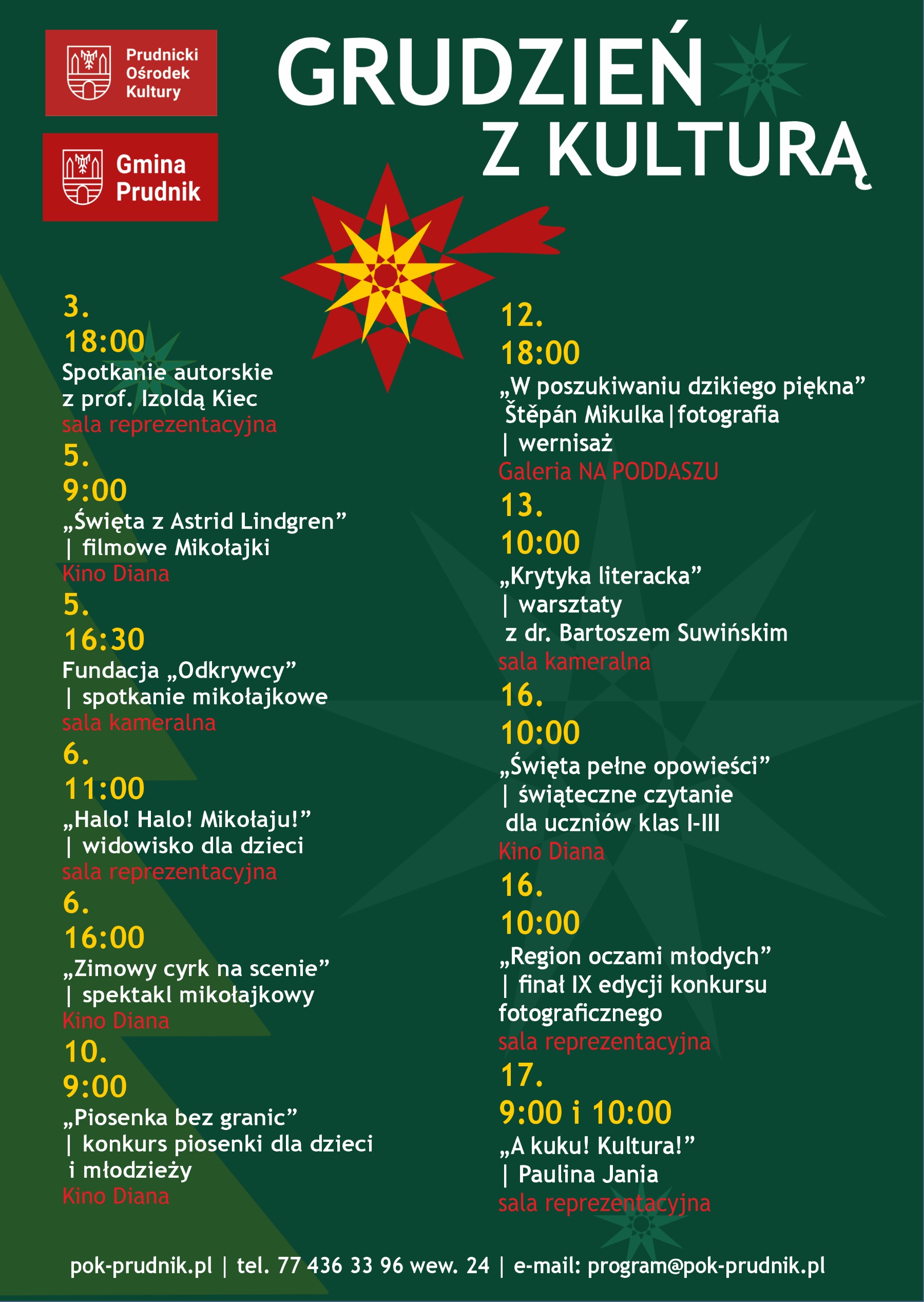 GRUDZIEŃ (2025) z KULTURĄ