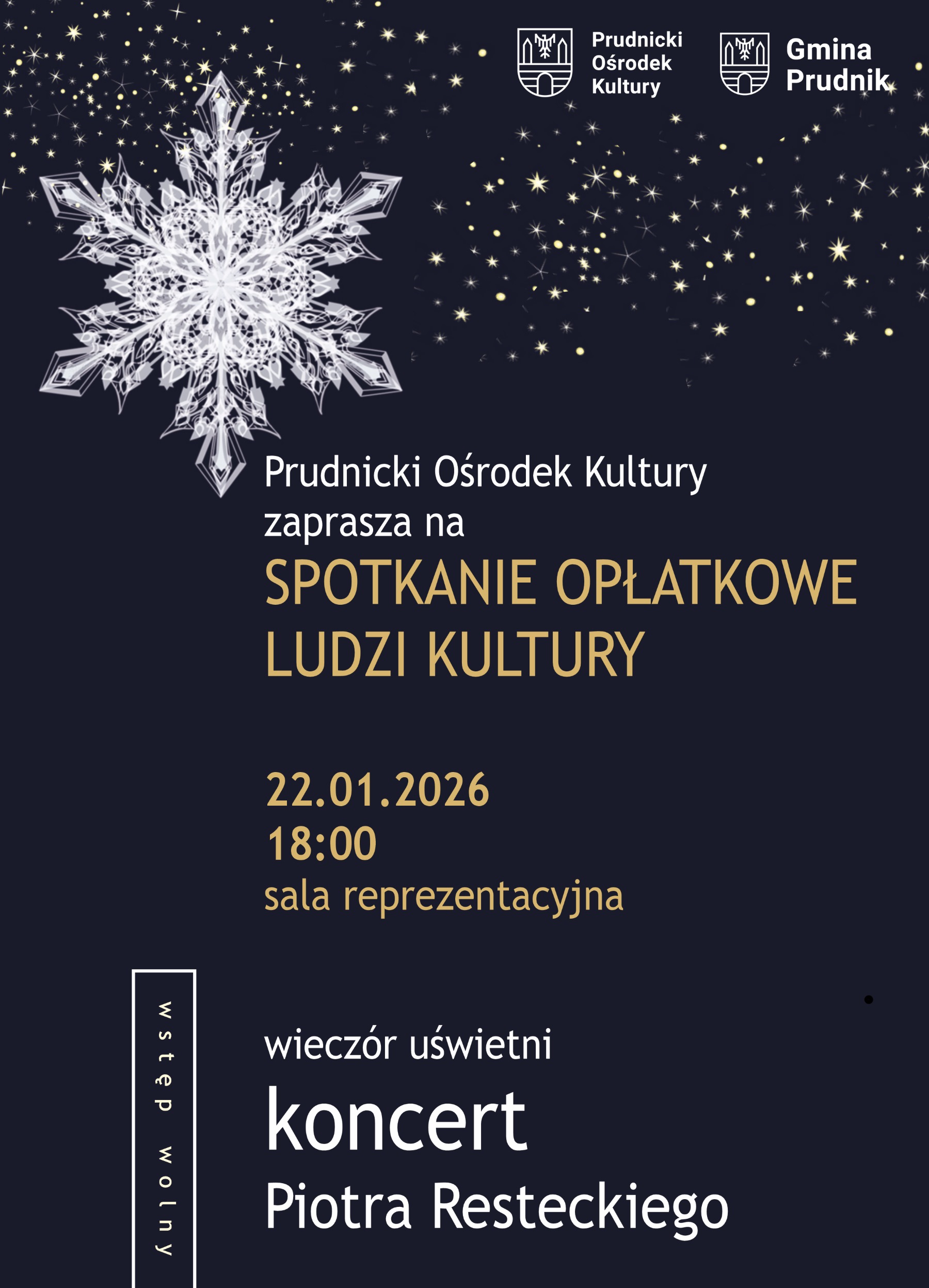 SPOTKANIE OPŁATKOWE LUDZI KULTURY