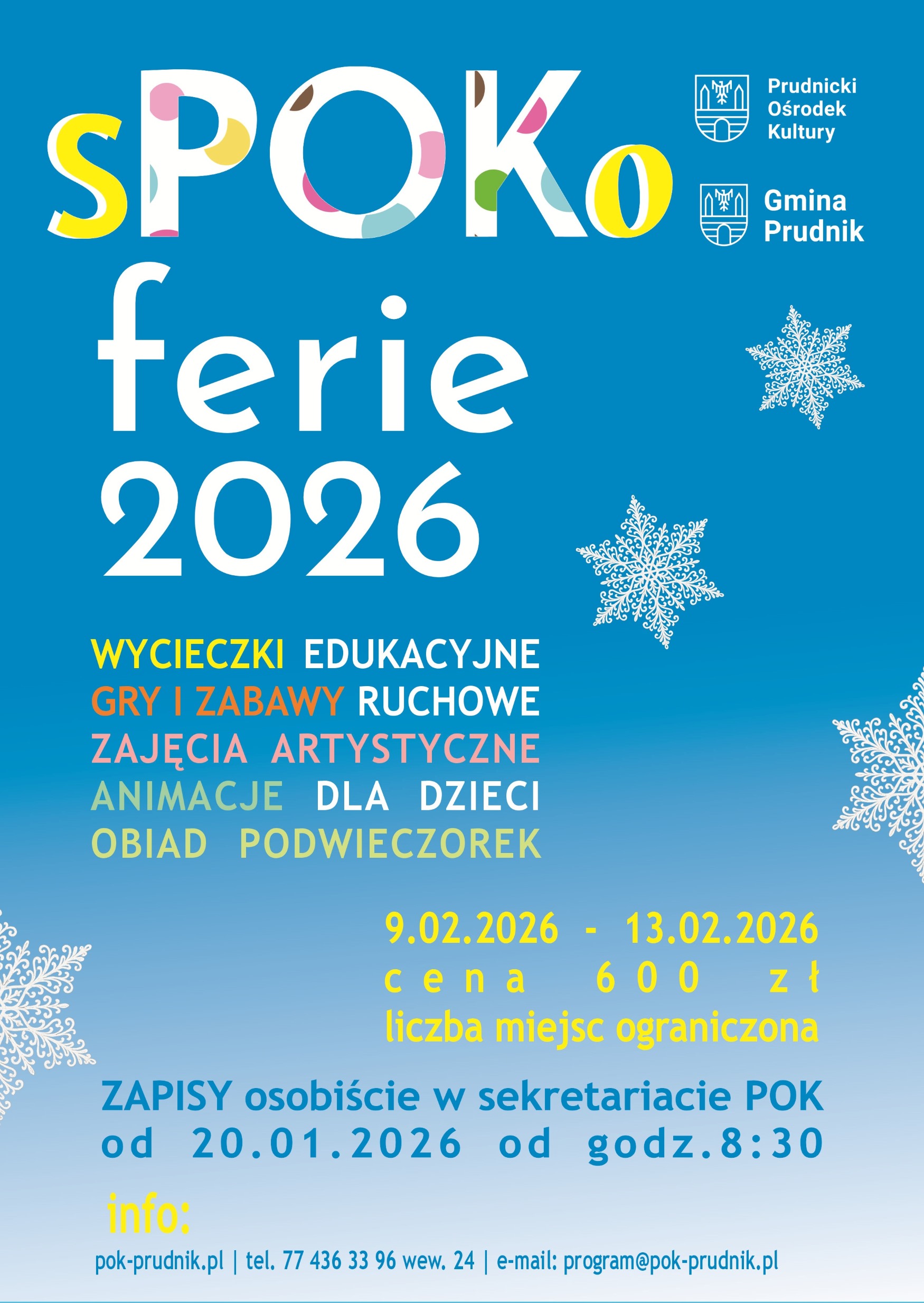 sPOKo ferie 2026 | zapisy