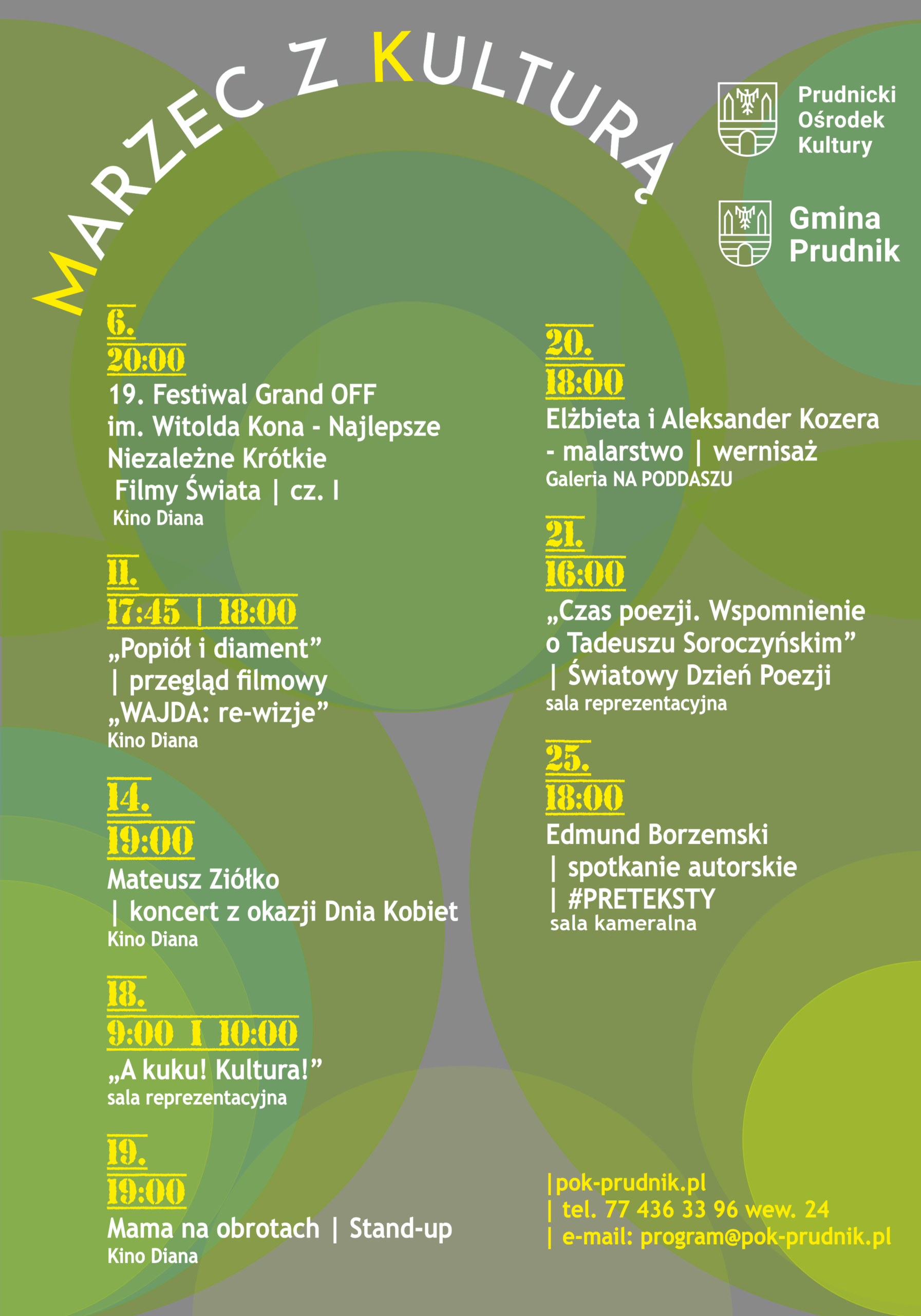 MARZEC (2026) z KULTURĄ