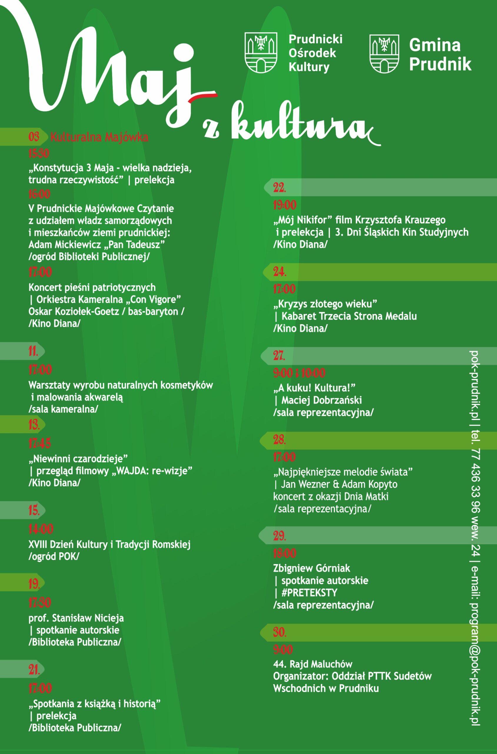MAJ (2026) z KULTURĄ