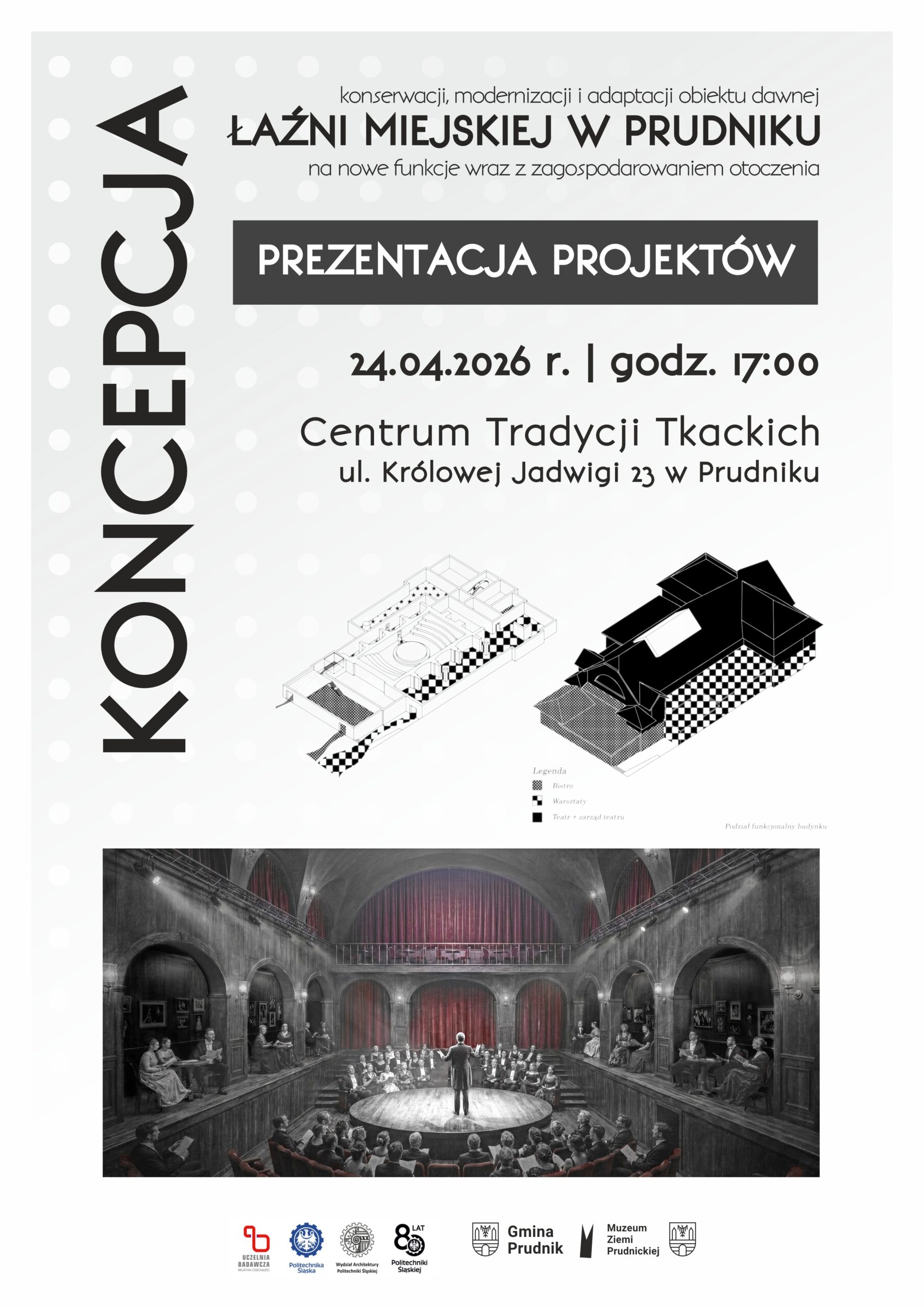 Koncepcja rewitalizacji dawnej łaźni miejskiej w Prudniku