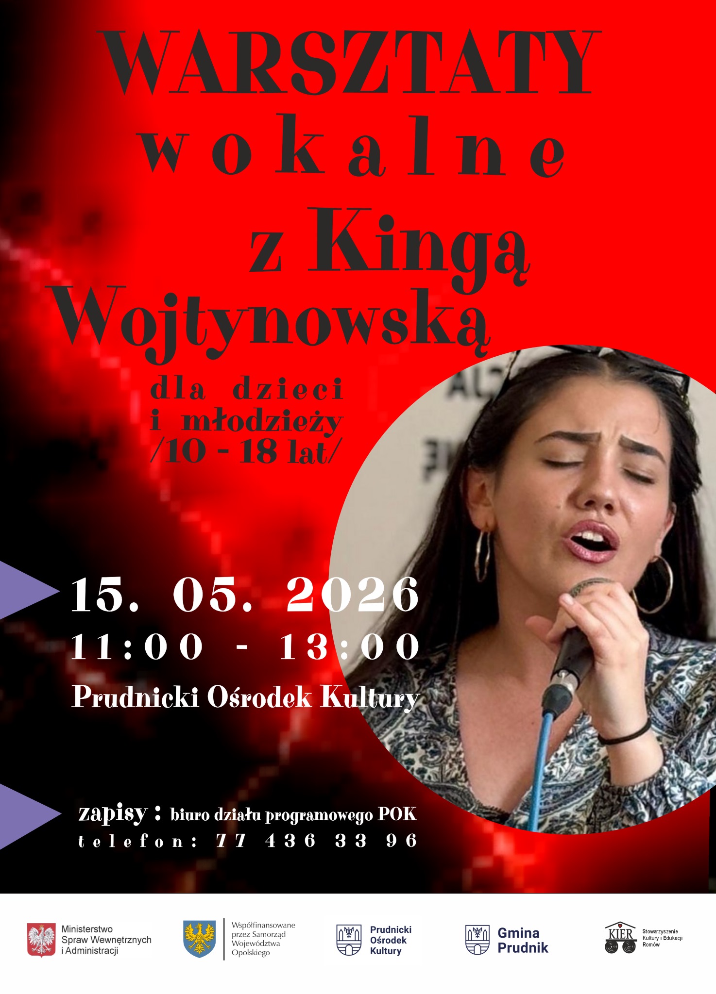Warsztaty wokalne z Kingą Wojtynowską