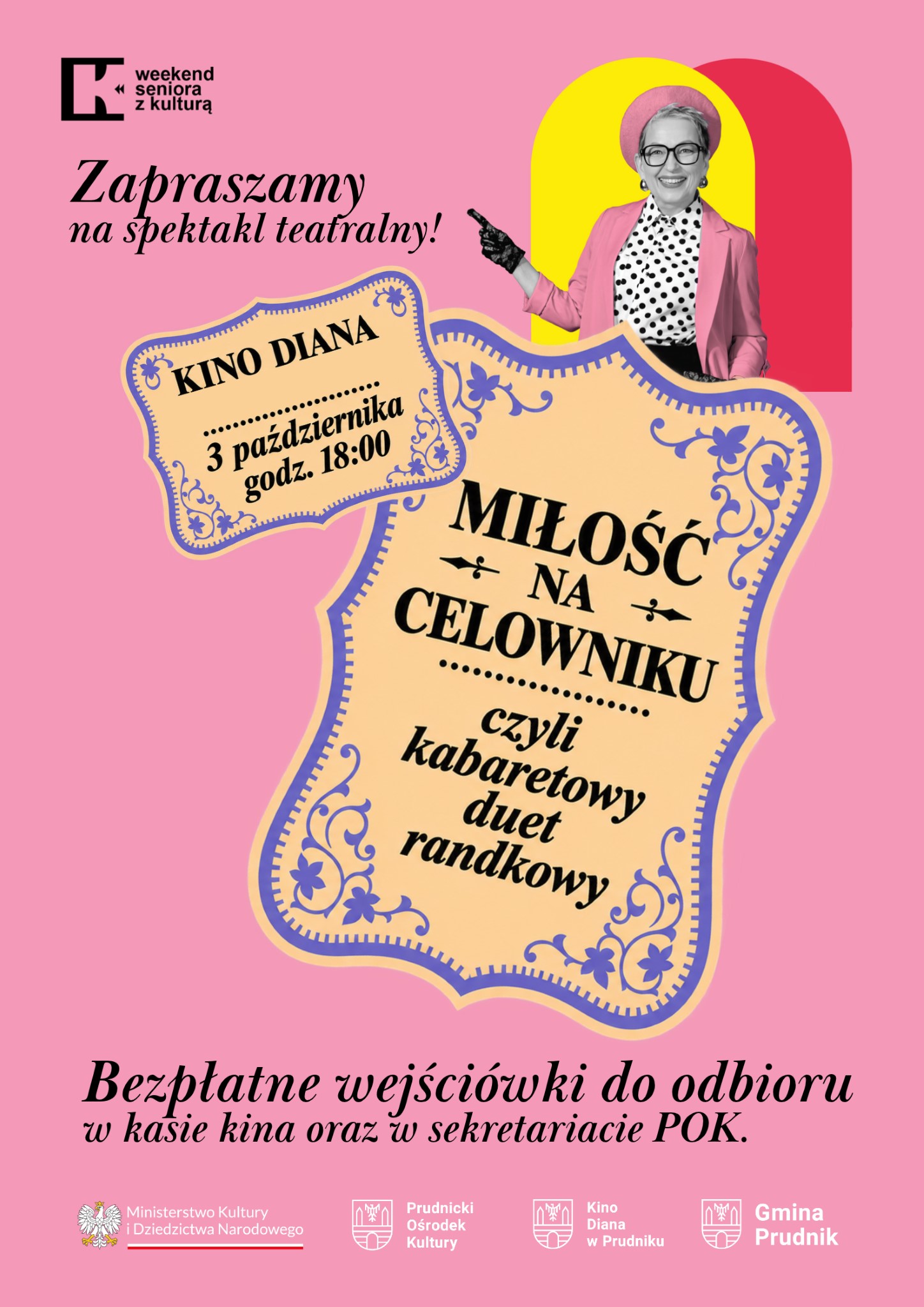 „Weekend Seniora z Kulturą 2026” | spektakl komediowy