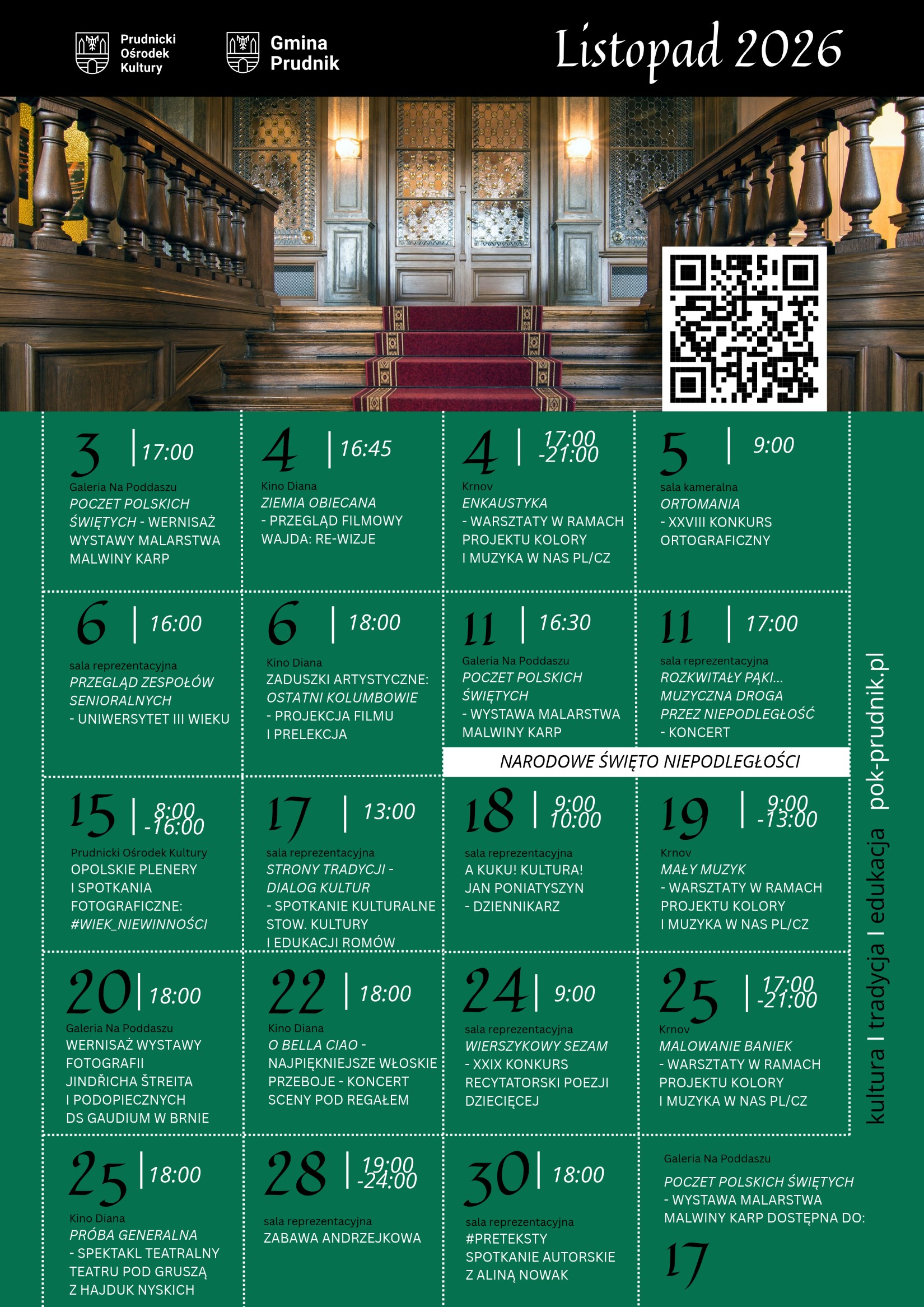 LISTOPAD (2026) z KULTURĄ