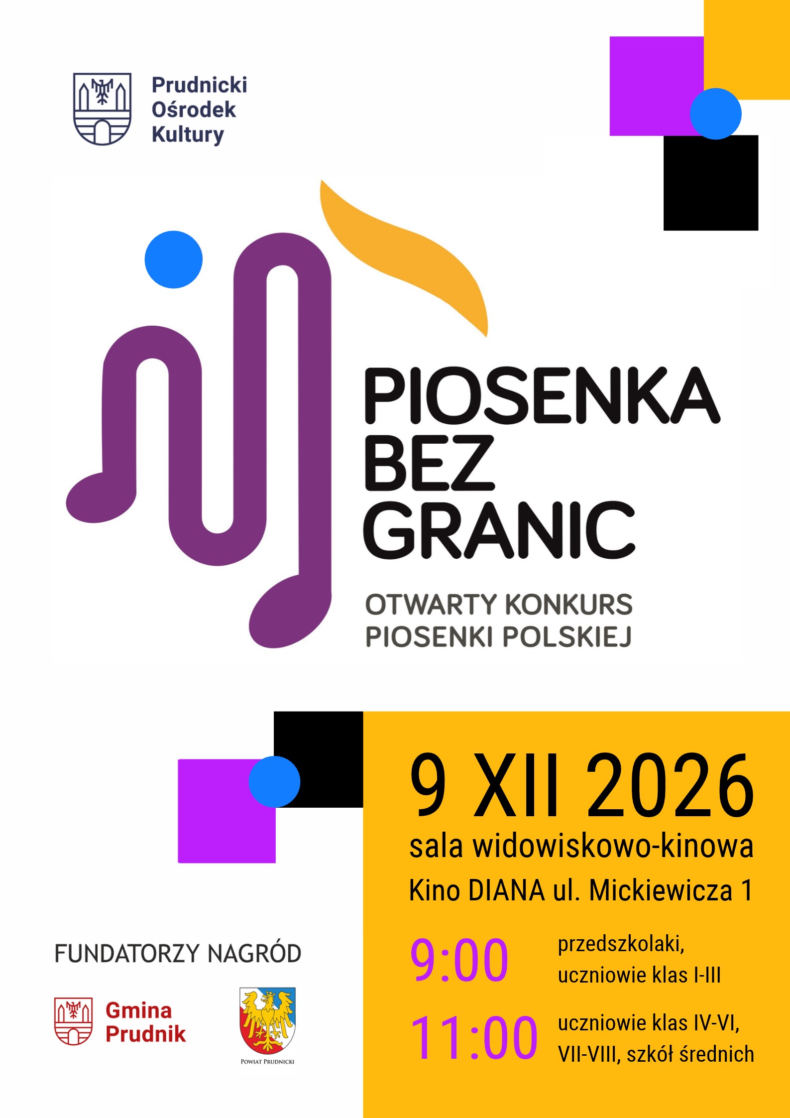 Otwarty Konkurs Piosenki Polskiej „Piosenka bez granic” | edycja 2026