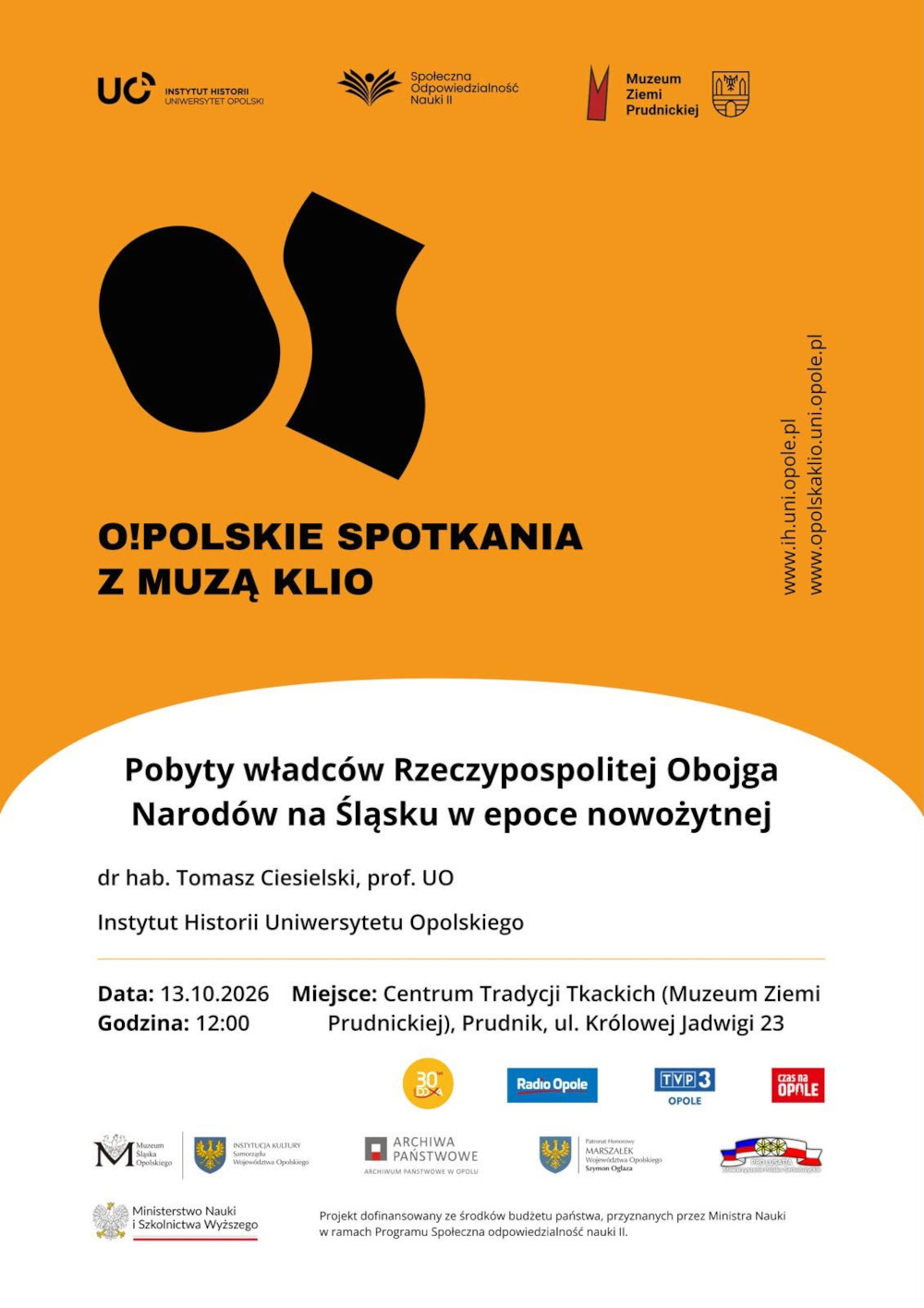 O!POLSKIE SPOTKANIA Z MUZĄ KLIO w Prudniku!