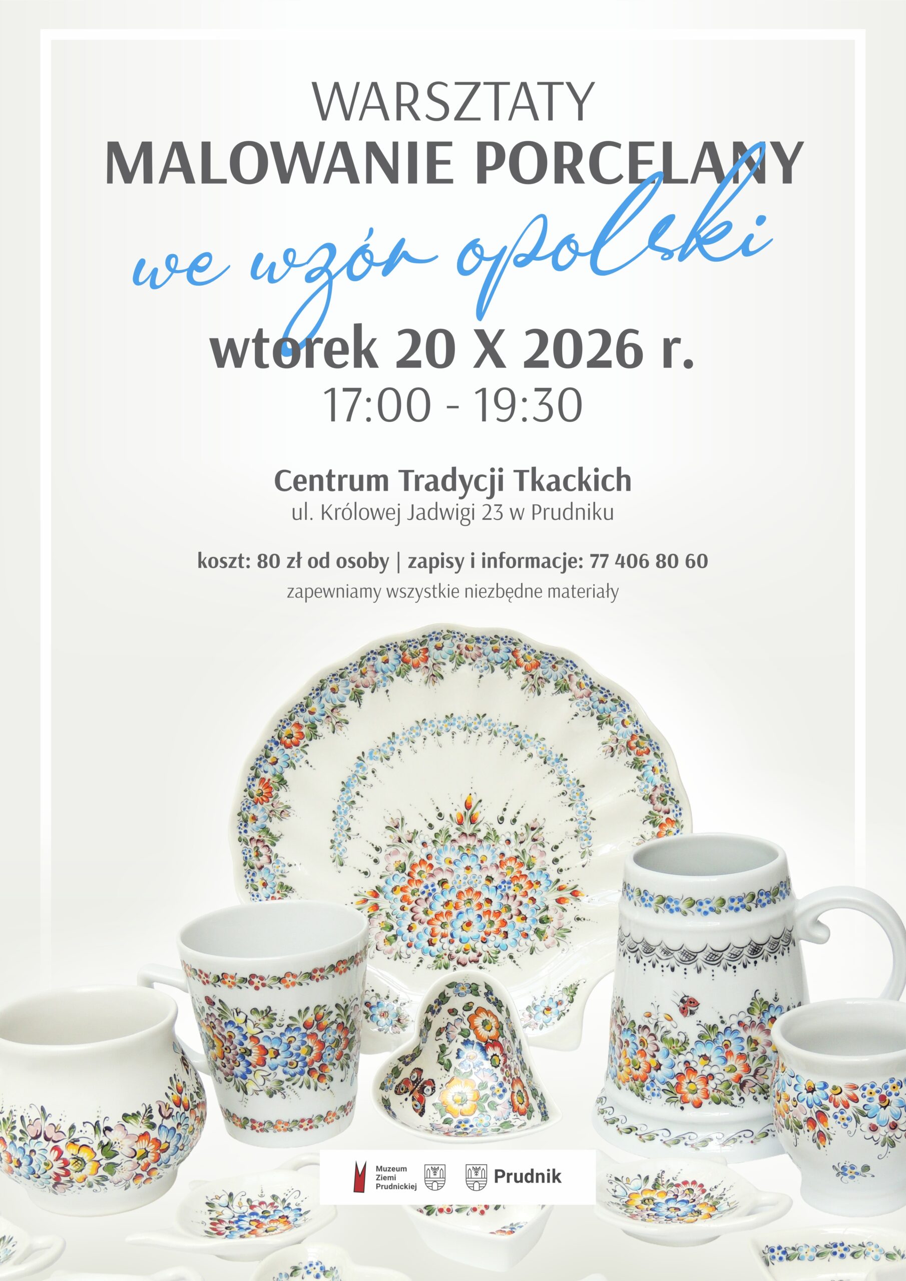 Opolski wzór – warsztaty malowania porcelany